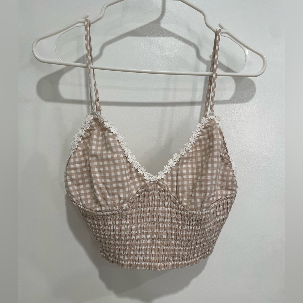 Smocked crop top